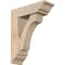 Ekena Millwork Legacy Traditional Smooth Bracket w/ Offset Brace, Douglas Fir, 5 1/2"W x 16"D x 20"H BKT0604X16X20LEC01SDF - alternate 1